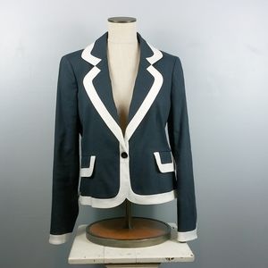 Ellen Tracy blazer, navy and white size 12